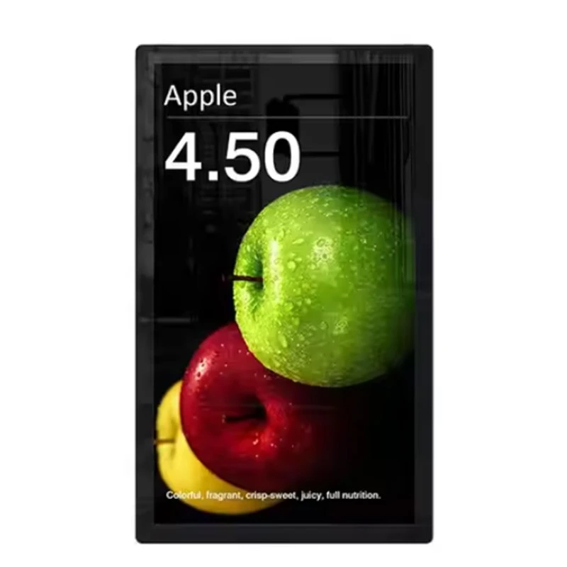 10.1" Layeue Harga Elektronik LCD – Layar Rak Sisi Tunggal-
