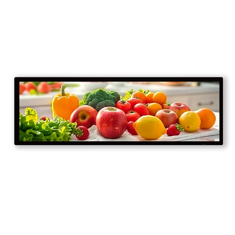 36,8 Inci LCD Bar Tampilan Layar Muka Ganda .